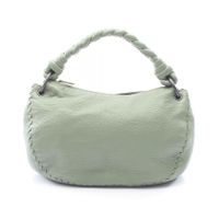 [Used] Bottega BOTTEGA VENETA Shoulder Bag Hobo Green Leather Handbag Women's Used B