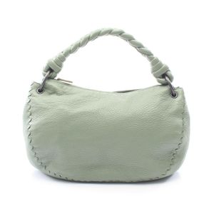 [중고] BOTTEGA VENETA 숄더백 호보 그린 레더 핸드백 여성용 Used B