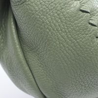 [Used] Bottega BOTTEGA VENETA Shoulder Bag Hobo Green Leather Handbag Women's Used B