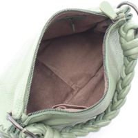 [Used] Bottega BOTTEGA VENETA Shoulder Bag Hobo Green Leather Handbag Women's Used B