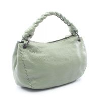 [Used] Bottega BOTTEGA VENETA Shoulder Bag Hobo Green Leather Handbag Women's Used B