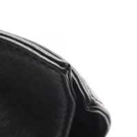 【중고】 LOEWE 숄더백 플라멩코 노트 스몰 블랙 레더 여성용 Used A