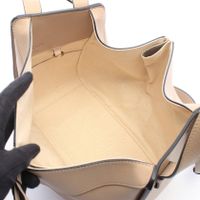 【二手】 LOEWE HAMMOCK SMALL 兩用手提包，灰褐色皮革，女士，二手