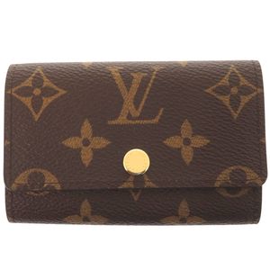 Unused Louis Vuitton Multicles 6 Key Case, Monogram M62630, Monogram Canvas Braun LV 0496 [Used] LOUIS VUITTON