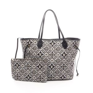 [중고] LOUIS VUITTON 토트백 네버풀MM SINCE1854 M57230 느와르 캔버스 레더 SINCE1854 네버풀MM 여성용 Used A