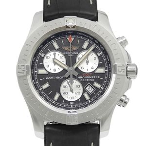 BREITLINGColt 44 計時腕錶 A7338811/BD43 不鏽鋼 x 橡膠錶帶 石英計時黑色錶盤 男士 [二手]
