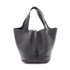 [중고] Hermes 에르메스 손가방 피코탄 락 MM 모노크롬 블랙 하드웨어 블랙 기타 피코탄 락 MM 모노크롬 블랙 여성용