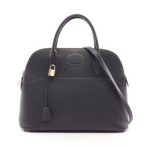 [중고] Hermes 에르메스 손가방 볼리드 35 2WAY 블루 인디고 레더 볼리드 37 블루 인디고 여성용 Used A