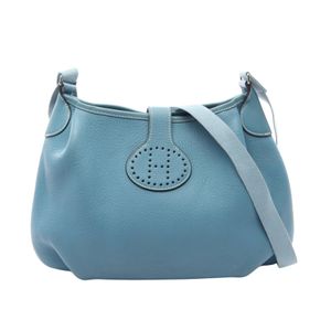 [중고] Hermes 에르메스 숄더백 로데오 두 블루진 레더 여성용 Used B