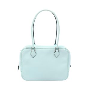 [중고] Hermes 에르메스 손가방 플룸 2 미니 블루 아톨 레더 플룸 미니 블루 아톨 여성용 Used B