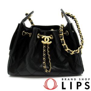 Chanel 샤넬 25 미니 손가방 AS5631 캐비어 스킨 여성용 손가방
 블랙【중고】
