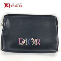 Dior logo clutch bag