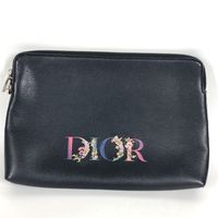 Dior logo clutch bag