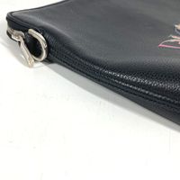 Dior logo clutch bag