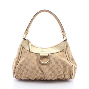 [중고] Gucci 구찌 숄더백 애비 GG 캔버스 190525 골드 캔버스 레더 숄더백 여성용 Used B