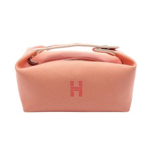 [중고] Hermes 에르메스 손가방 브리드 아 브락 PM 구아바 캔버스 여성용 Used A