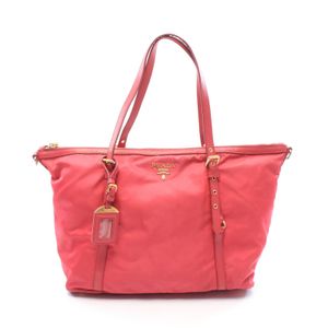 【중고】 Prada PRADA 토트백 BR4253 푸시아 핑크 나일론 레더 토트백 여성용 Used B