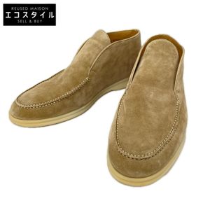 Loro Piana M53621 Open Walk Suede Ankle Boots, Size 41 [Used]
