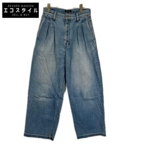 Drawer Blue Wide Denim Pants, Size 36 [Used]