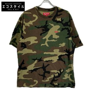 Supreme 25SS Camouflage Small Box Tee, Size L [Used]