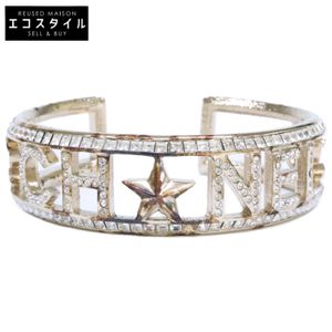Chanel A17C Rhinestone Chanel Logo Star Studs Coco Mark [Used]