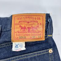 Levi's 501XX Indigo 1933 Model NRA Tag Denim Pants W33L34 [Used]