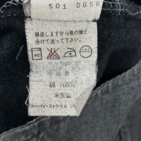 Levi's 90's USA-made, overdyed black 501 denim pants, size 29/34 [Used]
