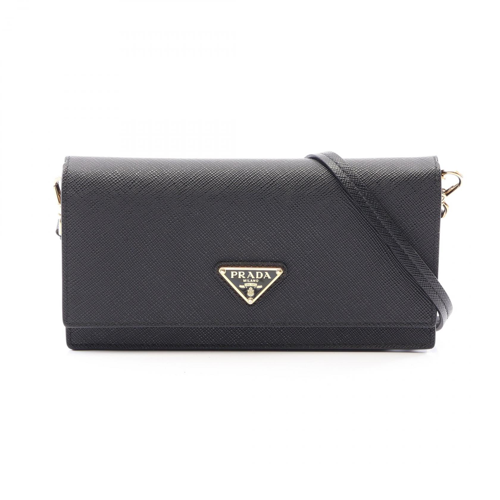 サフィアーノレザー ミニバッグ プラダ トライアングルバッグ Prada リ