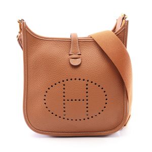 【중고】 Hermes 에르메스 숄더백 에블린 23 골드 골드 기타 에블린 3 23 골드 여성용 미사용