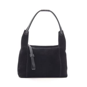 [중고] Gucci 구찌 숄더백 101333 스웨이드 레더 원핸드 BLACK 여성용 Used B