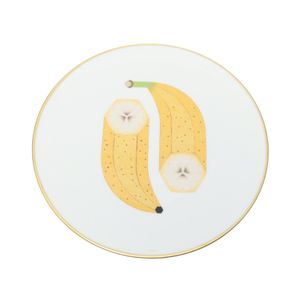 [Used] Hermes HERMES Tableware Dessert Plate Kaorumi Banana Other Dessert Plate Kaorumi Unisex Unused
