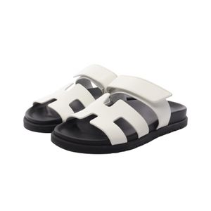 [Used] Hermes HERMES Sandals Chypre H222100Z90350 White Leather Sandals 《Chypre》 Women's Used A