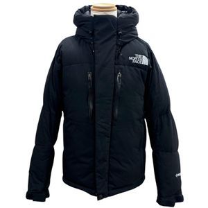 Excellent condition ▼ THE NORTH FACE ND92340 Baltro Light Jacket GORE-TEX Logo Embroidery Hooded Double Zip Down Jacket Black L Authentic Men's