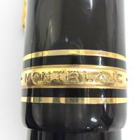良品□MONTBLANC モンブラン マイスターシュテュック 149 ペン先14C Fニブ ホワイトスター キャップ式 万年筆 ブラック ゴールド ドイツ製 メンズ