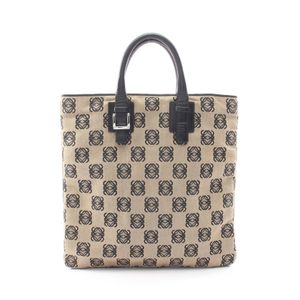 【중고】 LOEWE 토트백 아나그램 캔버스 레더 토트백 여성용 Used B