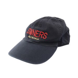 [Used] BALENCIAGA SINNERS 487067 Cotton Cap, Men's, Used B