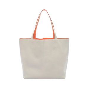 [Used] Hermes HERMES Tote Bag Double Sens 45 Pearl Gray Reversible Pearl Gray/Orange Other Double Sens 45 Pearl Gray/Orange