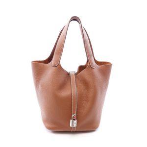 [중고] Hermes 에르메스 손가방 피코탄 락 MM 골드 골드 기타 피코탄 락 MM 골드 여성용 Used A