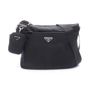 【二手】Prada PRADA VELA 1BC421RV44F0002 尼龍皮革單肩包 女士新款