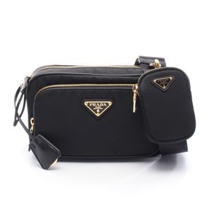 【중고】 Prada PRADA 숄더백 Re-Nylon 미니 1BH226R064F0632 나일론 레더 웨스트백 여성용 새상품
