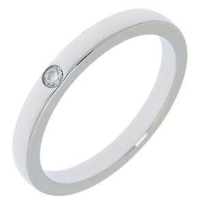 Cartier wedding ring, size 6, Pt950 platinum with diamonds, approximately 3.1g, women's wedding ring [pre-owned]