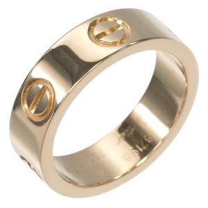 Cartier Love Classic Model Ring, Size 8.5, K18 Yellow Gold, Approx. 6.38g, Women's [Pre-owned]