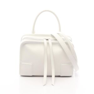 【중고】 LOEWE 아마조나 180 스몰 2WAY 손가방 A039AS0X01 화이트 레더 아마조나 180 백 스몰 여성용 Used A