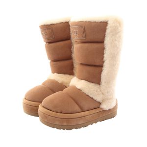 [Used] UGG Classic Chillapeak Tall Boots 1145990 Beige Sheepskin 1145990 Classic Chillapeak Tall Suede Women's Unused