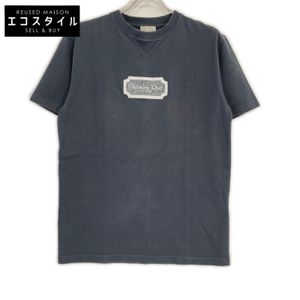Dior Homme 243J685B0554 Black 22AW Logo Embroidery Gray T-Shirt XS [Used]