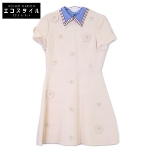 Valentino [成色極佳/國內正品] RB3VAKG71CF 花朵貼花可拆式領短袖 42 [二手]