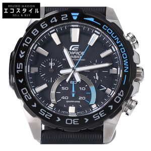 casio [미사용급] EFS-S550PB-1A EDIFICE 크로노그래프 터프 솔라 [중고]