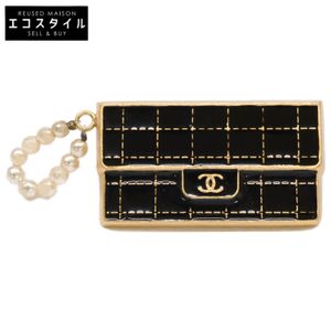 Chanel [Excellent Condition] 02A Coco Mark Chocolate Bar Bag Motif Pearl Charm [Pre-owned]