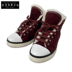 Hermes Jimmy Shearling High-Top Sneakers, Size 37 1/2 [Used]