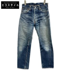 Evisu Blue Button-Fly Denim Pants, Size 32x35 [Used]
